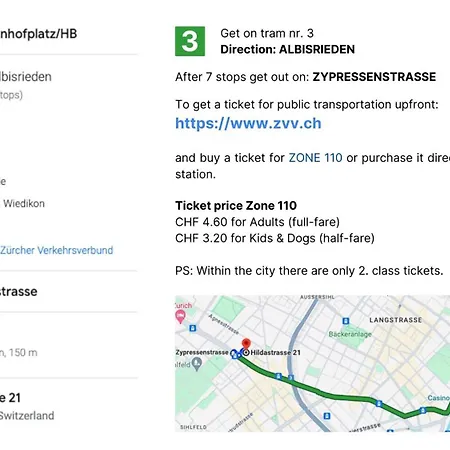 アパート H2 With 3,5 Rooms, 2br, Living And Kitchen, And Quite チューリッヒ